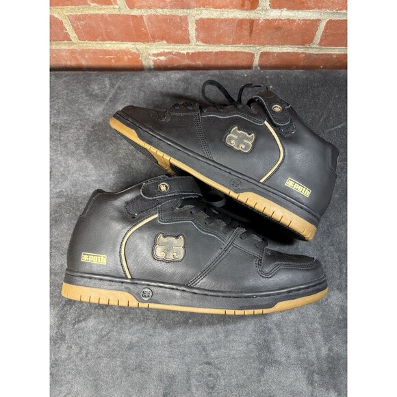 Vintage Y2k IPath Shoes Locust Model Black Leather Upper Skater Mens US 13 - Picture 6 of 8